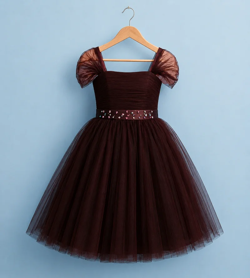 Midnight Ruby Twirl Gown