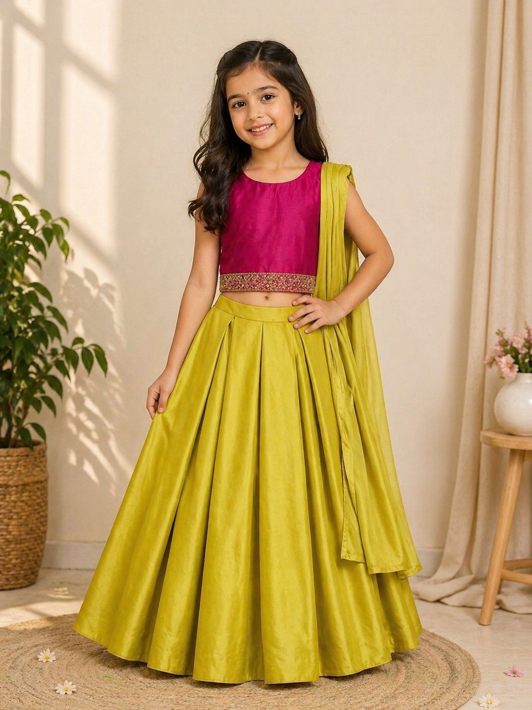 Sunset Bloom Lehenga